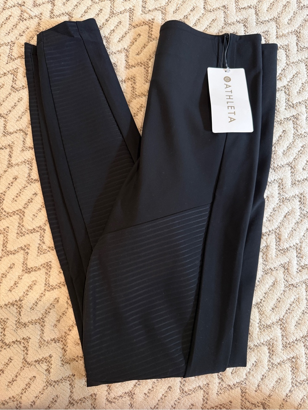 Athleta Black Madison Moto Tight. New with Tags.